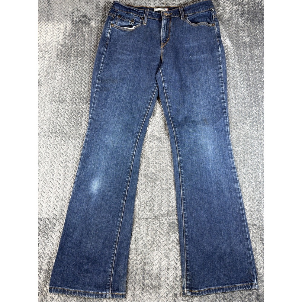 Levi's 515 Boot Cut Mid-Rise Jeans Womens Size 10 S Medium Wash Denim
